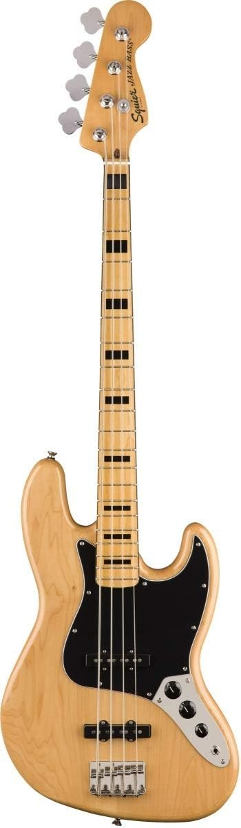 Squier Classic Vibe 70s Jazz Bass, Natural, Maple Fingerboard