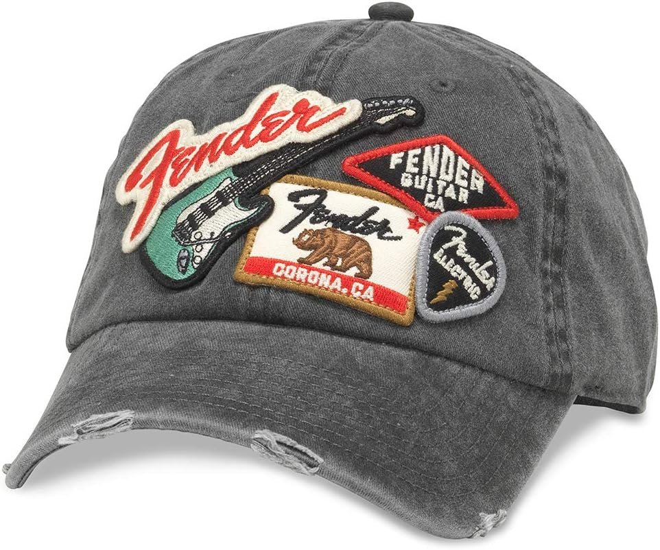 AMERICAN NEEDLE Fender Guitars Officially Licensed Music Adjustable Hat