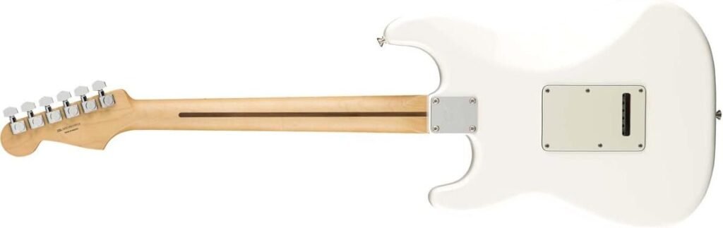 Fender Player Stratocaster HSS Electric Guitar, with 2-Year Warranty, Polar White, Maple Fingerboard