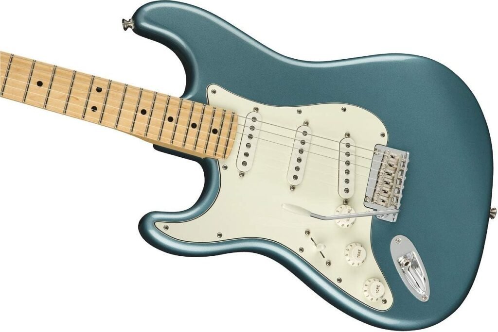 Fender Player Stratocaster Plus Top Electric Guitar, with 2-Year Warranty, Aged Cherry Burst, Maple Fingerboard