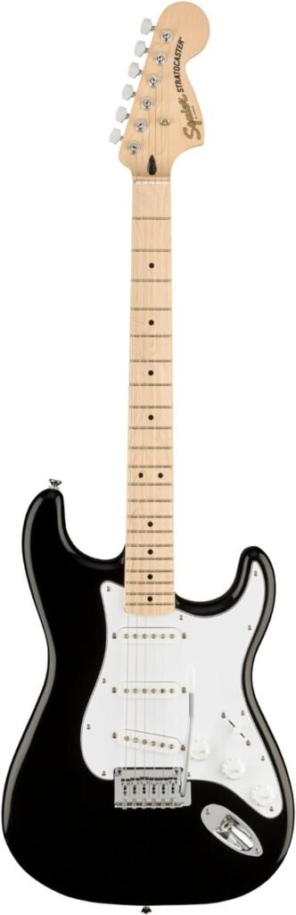 Squier Affinity Series Stratocaster Electric Guitar, with 2-Year Warranty, Lake Placid Blue, Maple Fingerboard